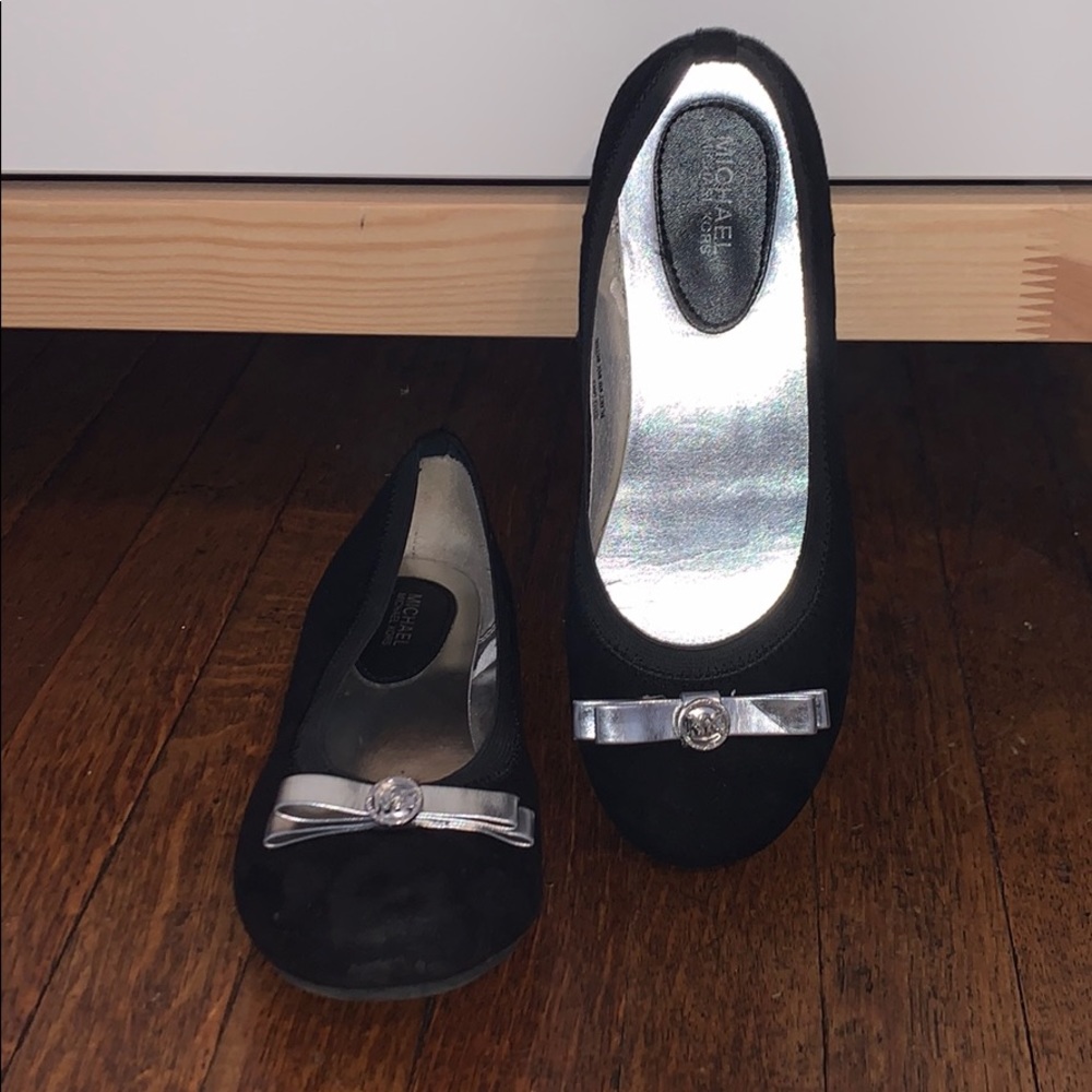 Michael Kors Black Bow Flats